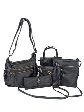 Black Purse Bundle Michael Kors Forever 21 Liz Claiborne Y2K Biker Crossbody